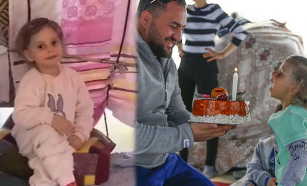 نورهايات ، التي أرادت كعكة عيد ميلادها في خيمتها ، تسلمت كعكة من قيصري!