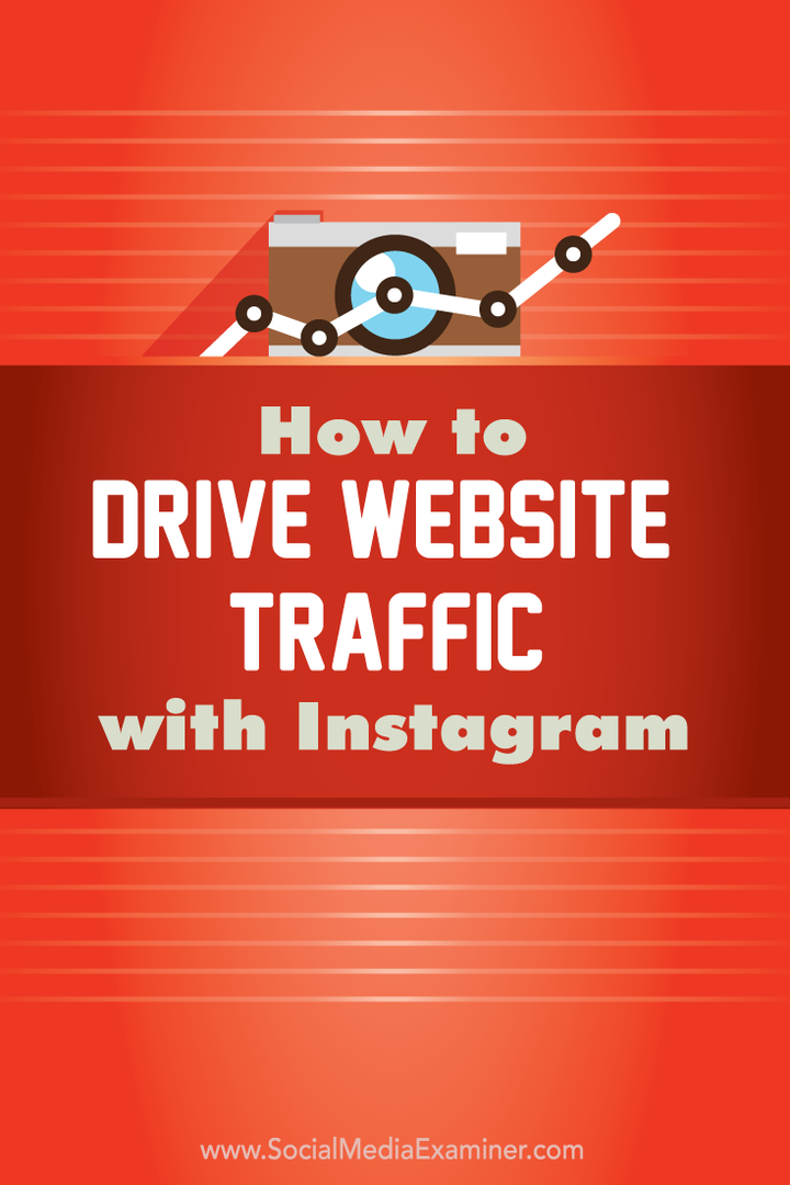 كيفية زيادة حركة المرور على موقع الويب باستخدام instagram