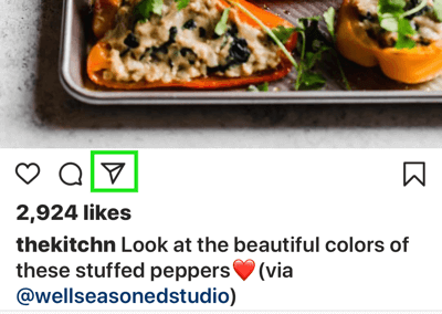 قم بإنشاء قصص Instagram قوية وجذابة ، وخيار إرسال منشور Instagram