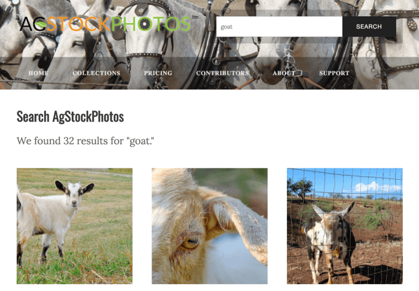 AgStockPhotos تتميز بالصور ذات الطابع الزراعي.