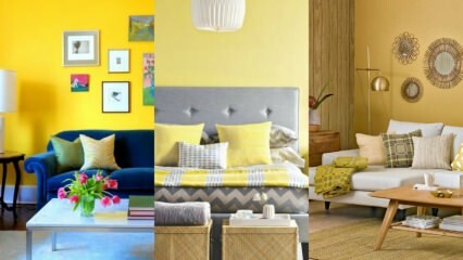 اقتراحات تزيين المنزل التي يمكن إجراؤها باللون الأصفر