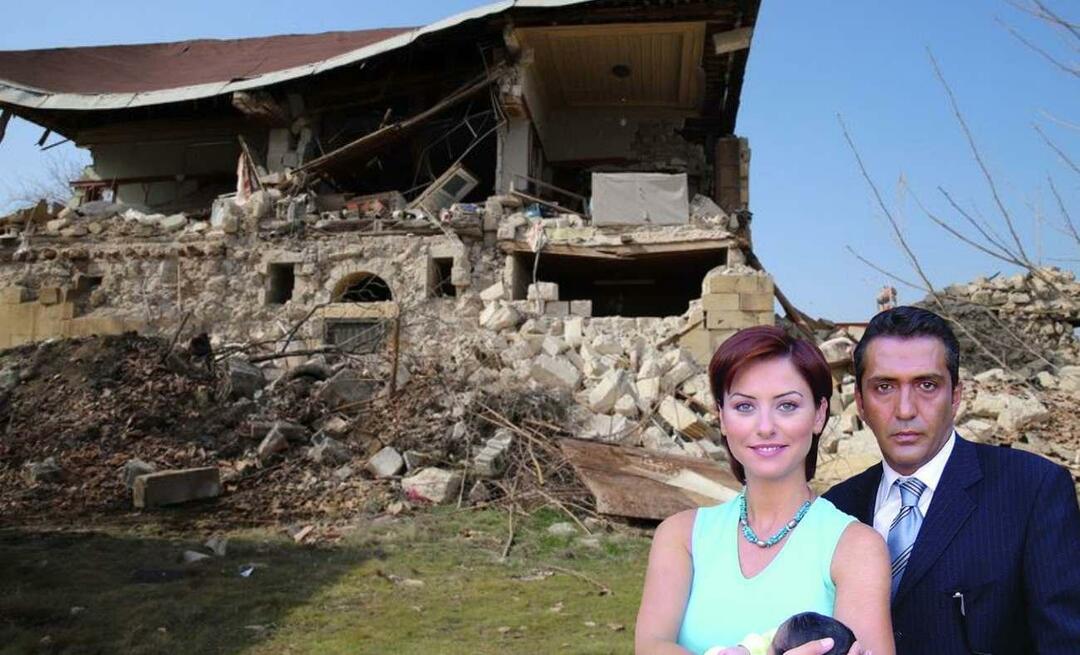 مسلسل "زردة" تم تصويره! تم تدمير قصر Hurşit Ağa في الزلزال