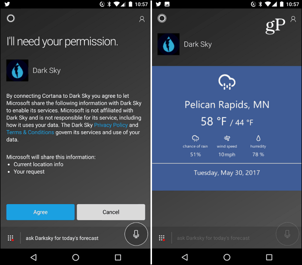 Cortana Android