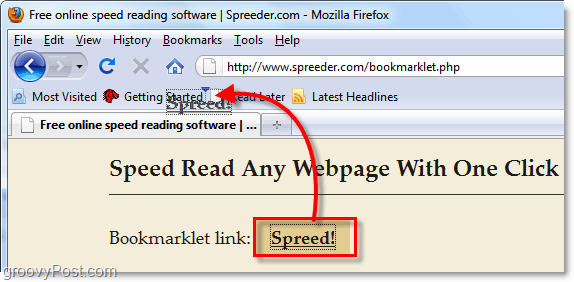 تحميل النص إلى spreeder تلقائيًا باستخدام التطبيق المختصر