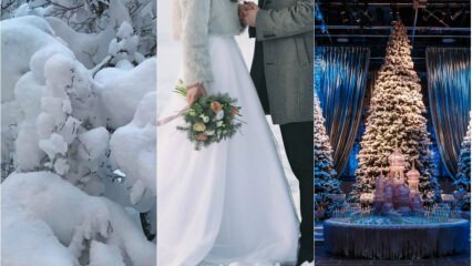 2018-19 زينة الزفاف الشتوية