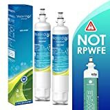 فلتر مياه Waterdrop NSF 53 & 42 معتمد ، متوافق مع GE RPWF (Not RPWFE) ، متقدم ، مجموعة من 2