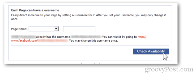 إعدادات صفحة الفيسبوك اسم المستخدم تغيير اسم المستخدم يمكن أن يكون لكل صفحة توافر التحقق من اسم صفحة اسم المستخدم