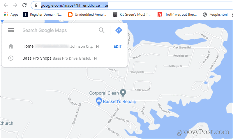 خرائط جوجل لايت