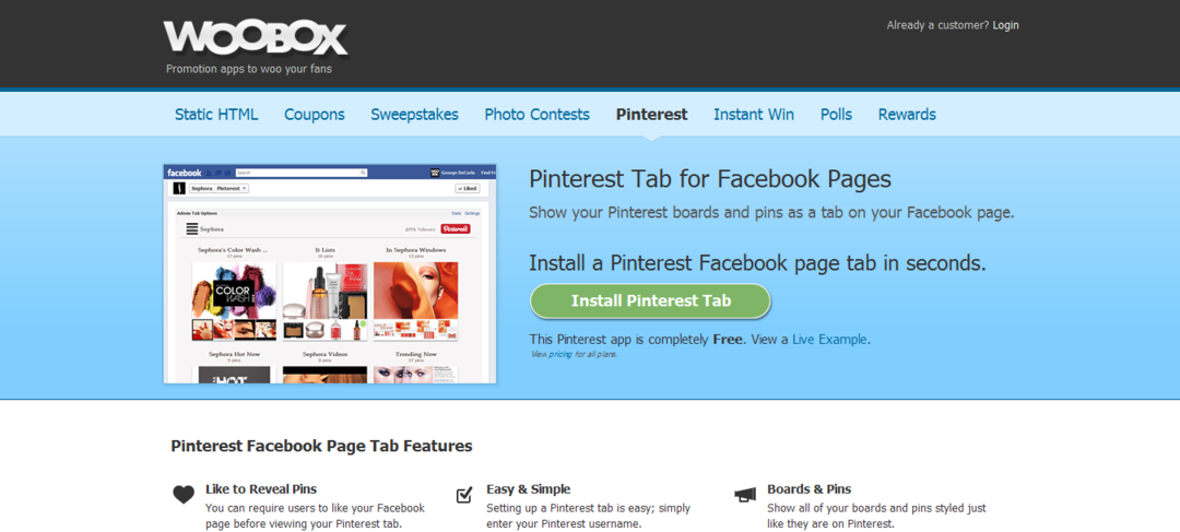 5 طرق لبناء موقع Pinterest يتبع Facebook: ممتحن وسائل التواصل الاجتماعي