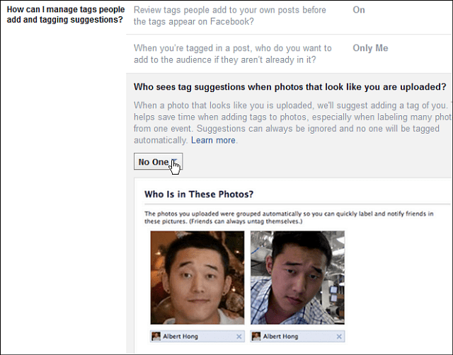 أوقف Facebook من وضع العلامات تلقائيًا على صورك