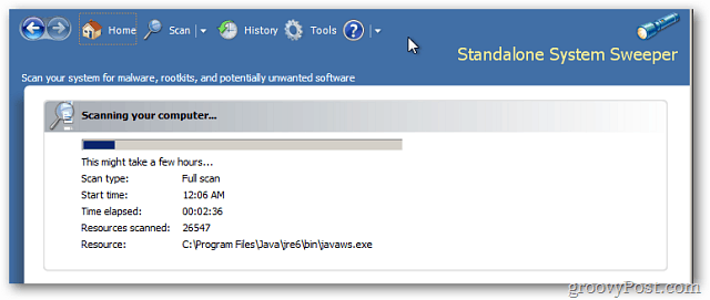 يعد Microsoft Standalone System Sweeper محلل Rootkit لنظام التشغيل Windows
