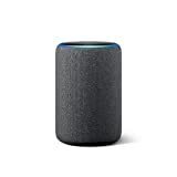 صدى جديد بالكامل (الجيل الثالث) - مكبر صوت ذكي مع Alexa- فحم