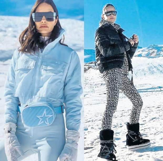 إنفاق موسم الثلوج للممثلة الشهيرة ياسمين اوزيلهان أمر مذهل!