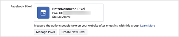 تعد القدرة على استخدام Facebook pixel مع المجموعات ميزة جديدة في عام 2018.