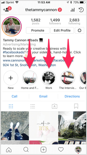 يسلط الضوء على Instagram بدون علامة تجارية.