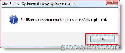 إضافة تشغيل كمستخدم مختلف إلى قائمة سياق مستكشف Windows لنظامي التشغيل Vista و Server 2008:: groovyPost.com