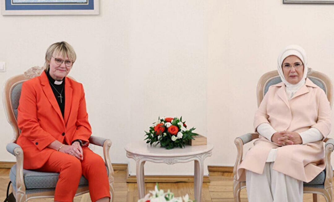ألف مبروك لأمين أردوغان من بيرجيتا إد زوجة رئيس الوزراء السويدي أولف كريسترسون!