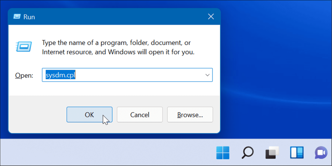 قم بتشغيل sysdm-cpl لجعل Windows 11 أسرع على الأجهزة القديمة