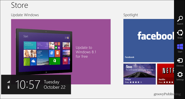 التحديث إلى Windows 8.1