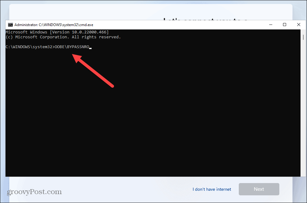 قم بتثبيت Windows 11 بدون اتصال بالإنترنت