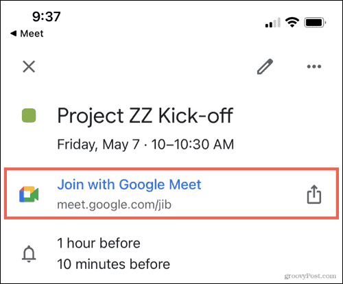 رابط Google Meet