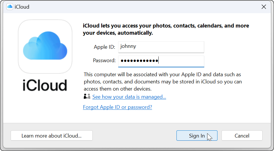 قم بتوصيل Apple iCloud بتطبيق Windows 11 Photos