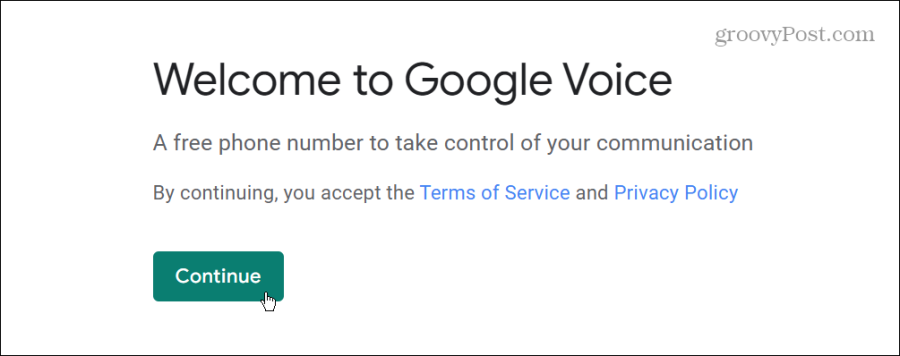 مرحبًا بك في Google Voice