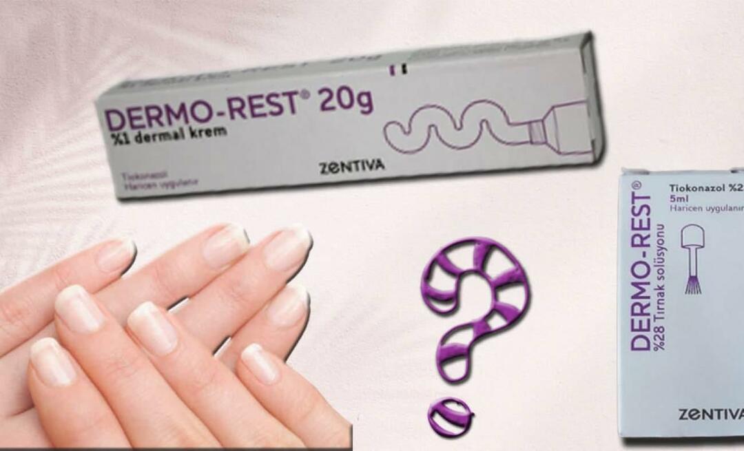 ما هو كريم ديرمو ريست ، ماذا يفعل؟ ما هي الأعراض الجانبية؟ استخدام Dermo-rest!
