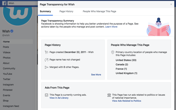 ابحث عن إعلانات Facebook الخاصة بمنافسك الخطوة 5 ب.