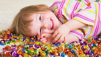 ضرر الحلوى الاحتفالية للأطفال