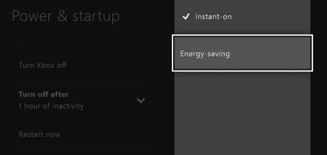 نصيحة Xbox One: تمكين وضع توفير الطاقة