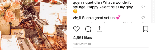 كيفية تجنيد المؤثرين الاجتماعيين المدفوعين ، مثال على منشورات المؤثرين في Instagram مع التعليقات وآلاف الإعجابات