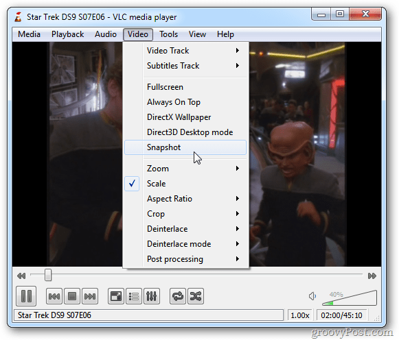 لقطة VLC