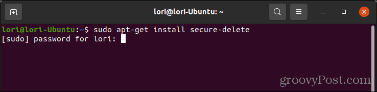 تثبيت الحذف الآمن في Linux