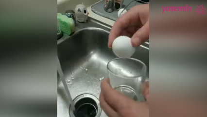 قام بغلي البيضة المسلوقة بمثل هذه التقنية.