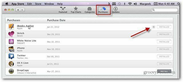 رمز Mac App Store