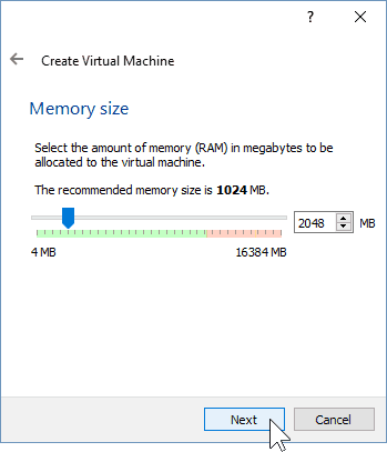 03 تحديد حجم ذاكرة الوصول العشوائي (تثبيت Windows 10)
