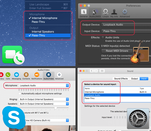 يتيح Loopback لمستخدمي Mac توجيه الصوت من Zoom أو Skype إلى OBS Studio لالتقاط صوت مضيف مشارك.