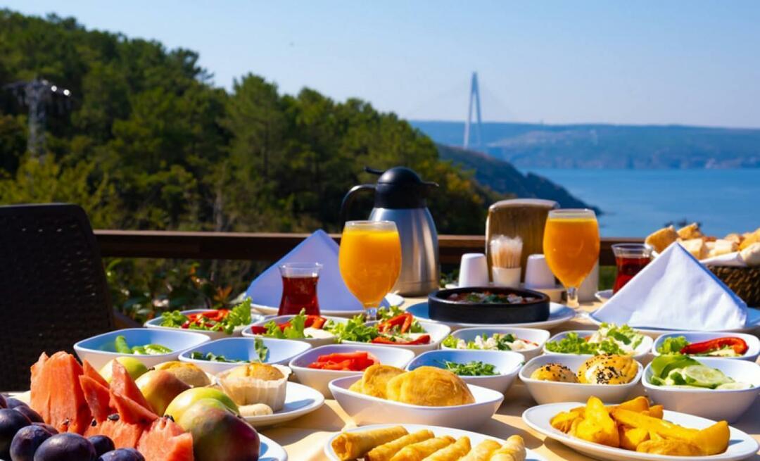 ما هي أفضل أماكن الإفطار في اسطنبول؟ أين تتناول وجبة الإفطار في اسطنبول؟