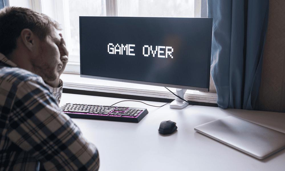 ظهرت الإحباط من أخطاء ألعاب الكمبيوتر