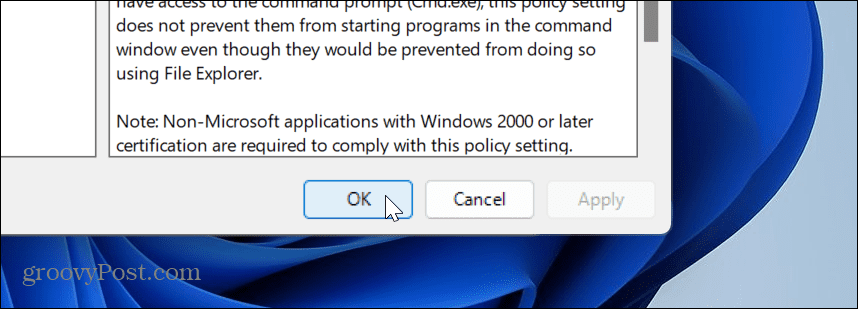 قم بتعطيل PowerShell على Windows 11