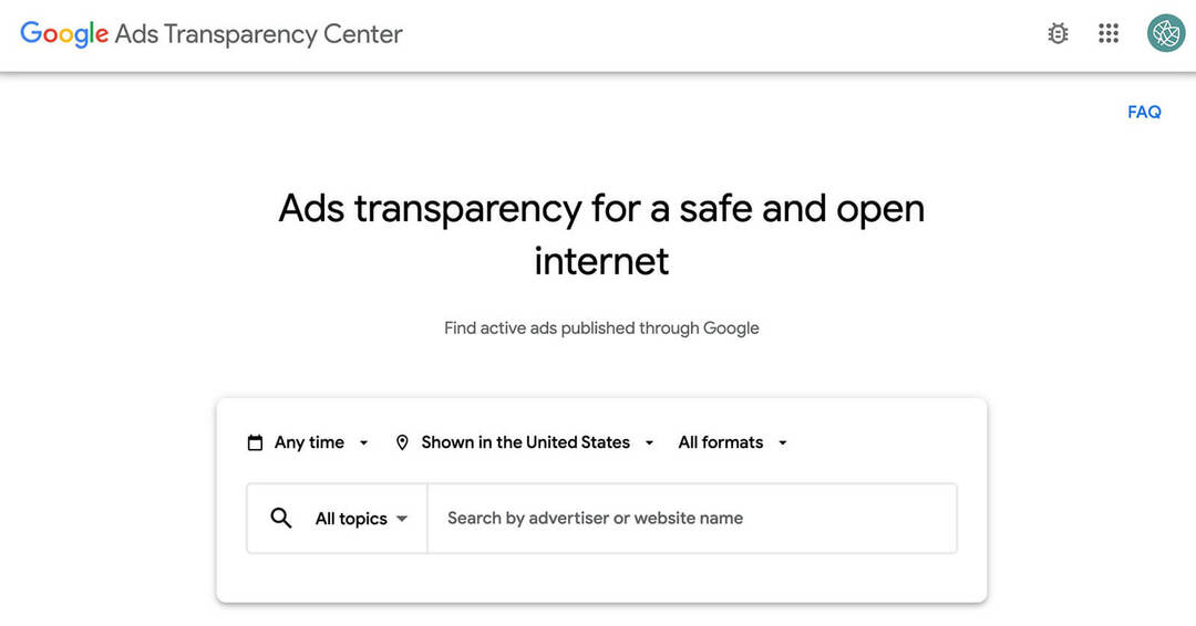 google-ads-Transparency-center-Landing-page-1