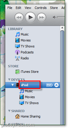 افتح iTunes وانقر نقرًا مزدوجًا على الاسم الحالي لجهازك