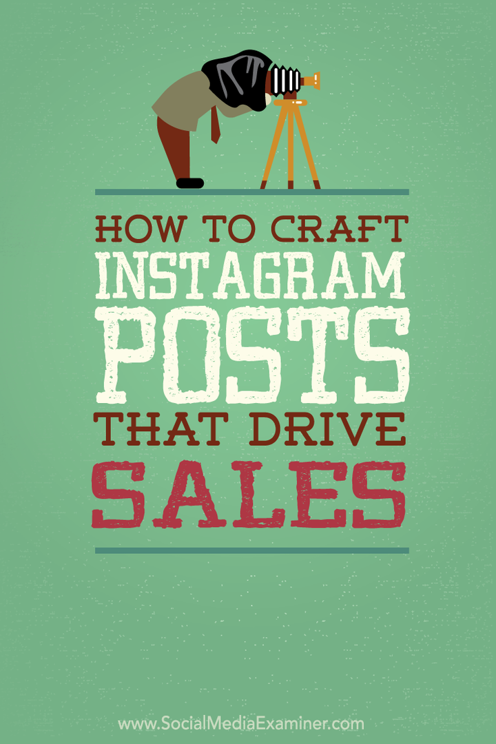 كيفية صياغة منشورات Instagram التي تدفع المبيعات: ممتحن الوسائط الاجتماعية