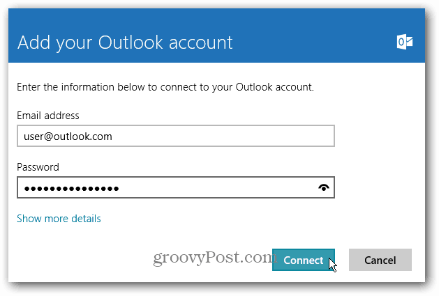كيفية استخدام البريد الإلكتروني POP مع بريد Windows 8 باستخدام Outlook.com