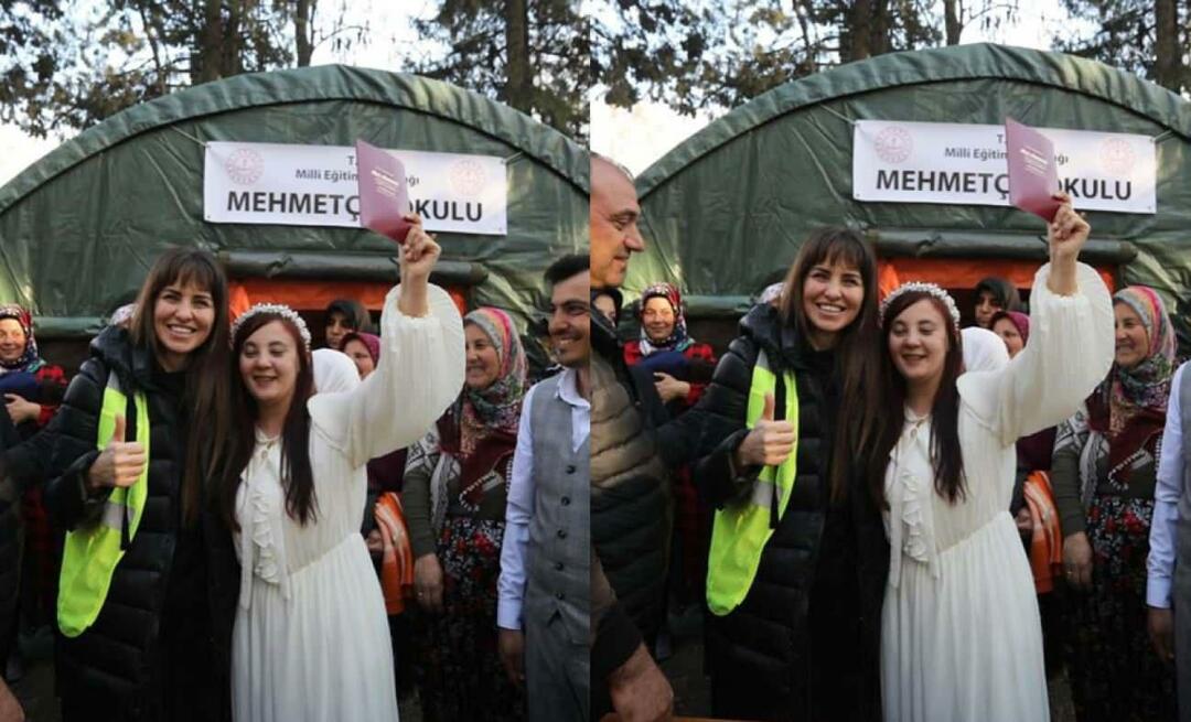 مشاركة عاطفية من Aslı Tandoğan! أصبح أحد الناجين من الزلزال شاهداً على زواج الزوجين