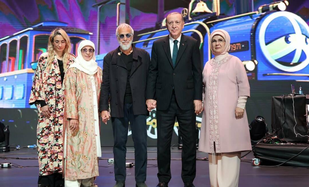 مشاركة أمينة أردوغان من حفل يوسف إسلام!