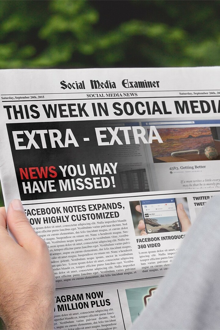 تحسينات ملاحظات Facebook: هذا الأسبوع في وسائل التواصل الاجتماعي: ممتحن وسائل التواصل الاجتماعي