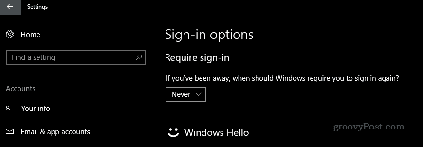 كيفية تعطيل شاشة تسجيل الدخول عندما تستيقظ جهاز Windows 10 الخاص بك