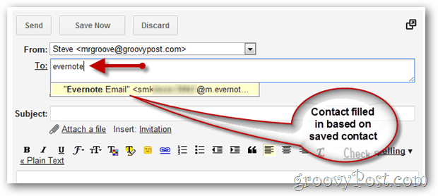 كيفية استخدام البريد الإلكتروني لإرسال المعلومات إلى دفتر ملاحظات Evernote الخاص بك